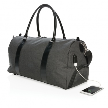 Logotrade promotional giveaway picture of: Weekend bag with USB A output