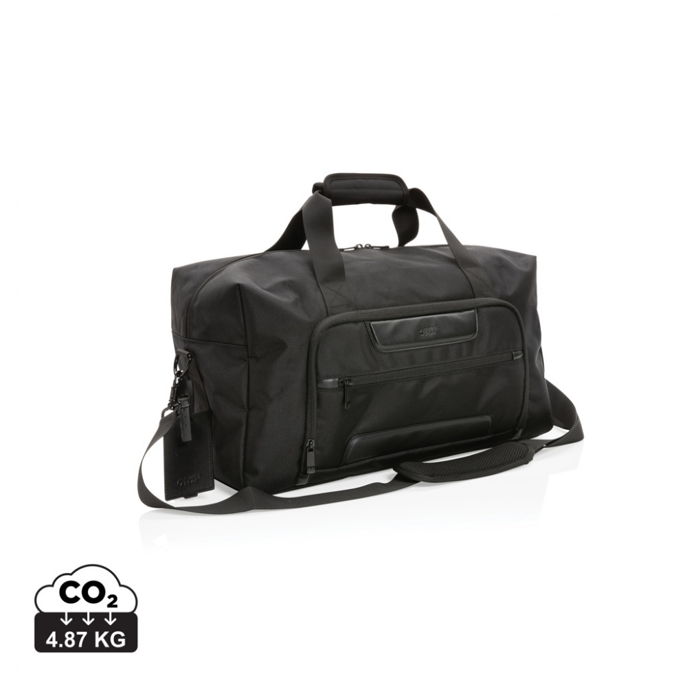 Logo trade advertising products image of: Swiss Peak AWARE™ RPET Voyager weekend bag