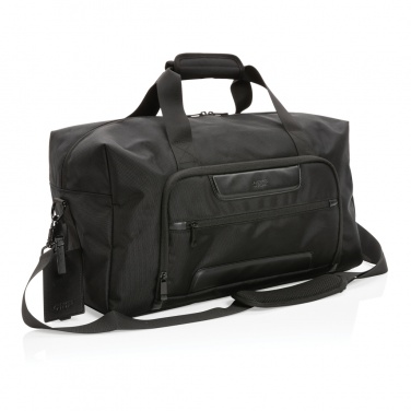 Logo trade promotional giveaways image of: Swiss Peak AWARE™ RPET Voyager weekend bag