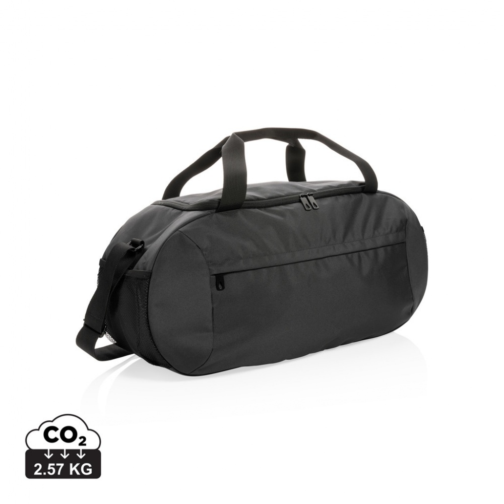 Logo trade advertising products image of: Impact AWARE™ RPET modern sports duffel