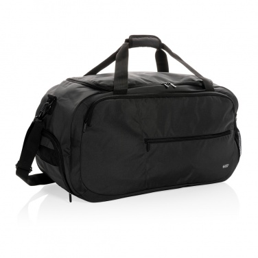 Logotrade promotional product picture of: Swiss Peak AWARE™ RPET sports duffel bag