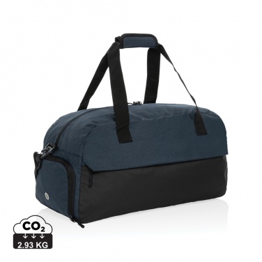 Logo trade business gifts image of: Kazu AWARE™ RPET basic weekend duffel