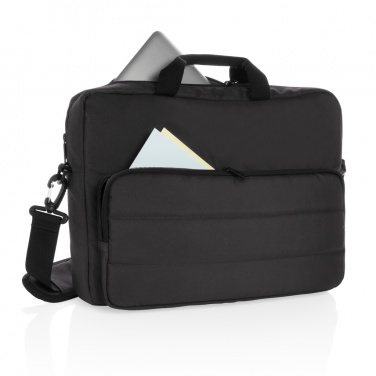 Logo trade promotional merchandise image of: Impact AWARE™ RPET 15.6" laptop bag