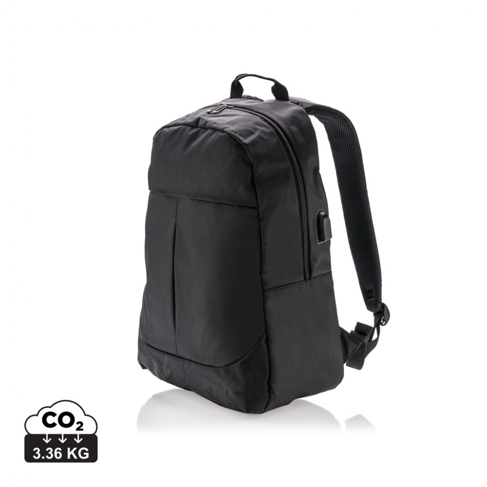 Logo trade promotional gift photo of: Power USB laptop backpack