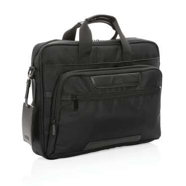 Logo trade promotional items picture of: Swiss Peak AWARE™ RPET Voyager 15.6" laptop bag