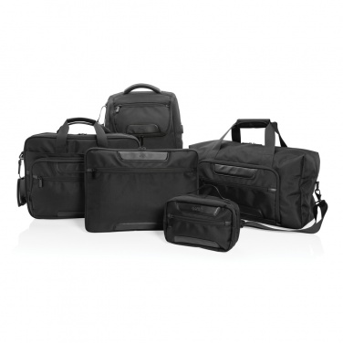 Logo trade promotional item photo of: Swiss Peak AWARE™ RPET Voyager 15.6" laptop bag