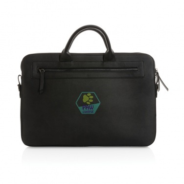 Logo trade corporate gift photo of: Swiss Peak GRS recycled PU 14 inch laptop bag