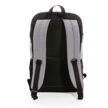 Logo trade corporate gifts image of: Modern 15.6" USB & RFID laptop backpack PVC free