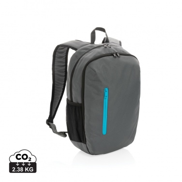 Logo trade business gifts image of: Impact AWARE™ 300D RPET casual backpack