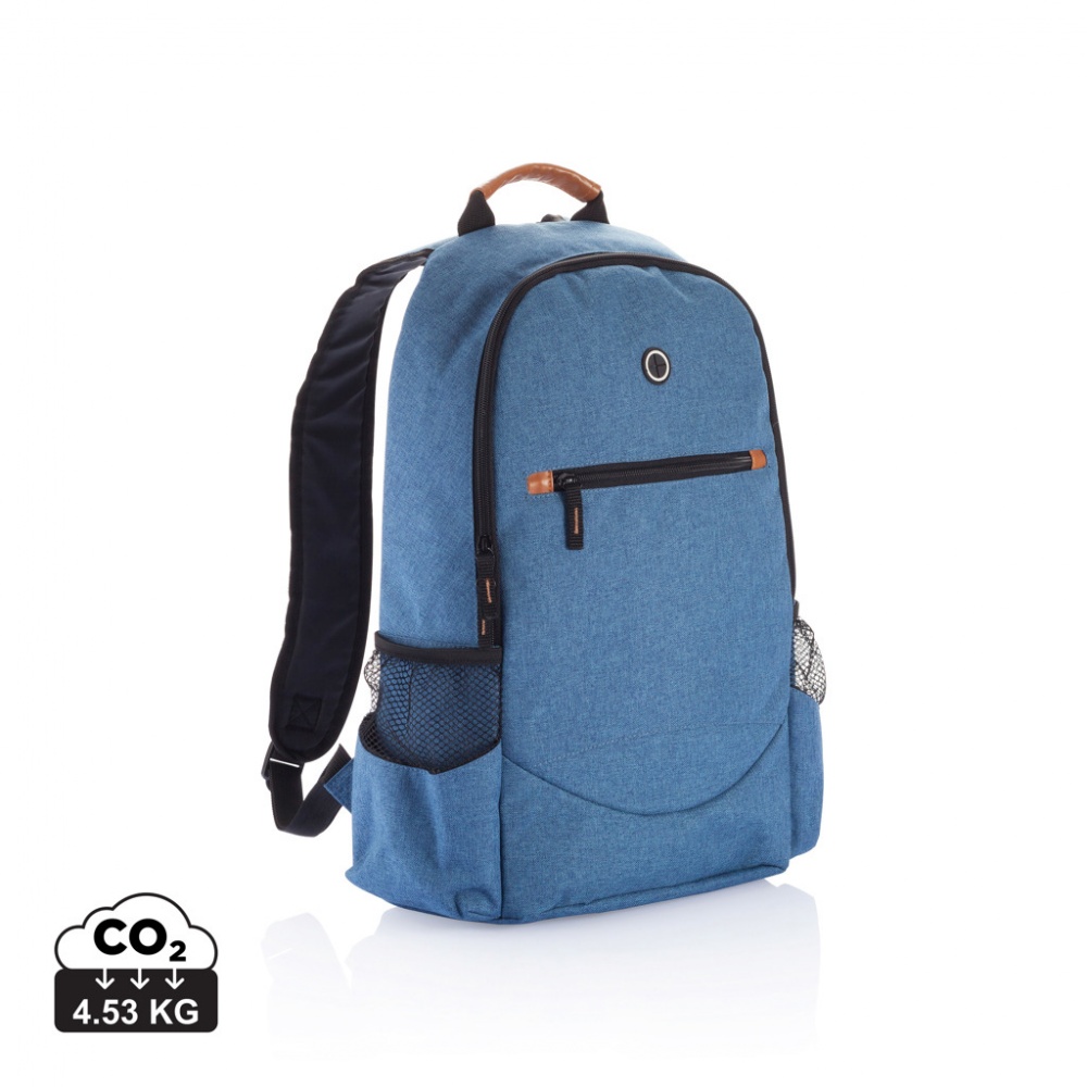 Logo trade corporate gifts image of: Fashion duo tone backpack