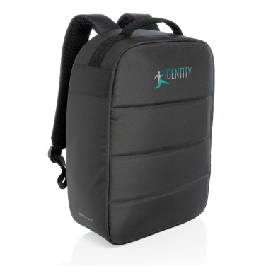 Logo trade corporate gift photo of: Impact AWARE™ RPET anti-theft 15.6" laptop backpack