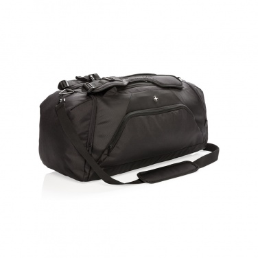 Logotrade advertising products photo of: Swiss Peak RFID sports duffel & backpack