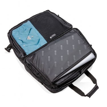 Logo trade promotional product photo of: Swiss Peak RFID duffle with suitcase opening