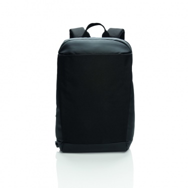 Logo trade promotional item photo of: Madrid anti-theft RFID USB laptop backpack PVC free