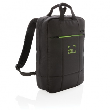 Logotrade promotional product picture of: Soho business RPET 15.6" laptop backpack PVC free