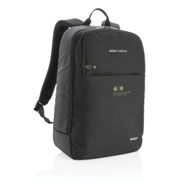 Logo trade advertising products picture of: Swiss Peak laptop backpack with UV-C steriliser pocket