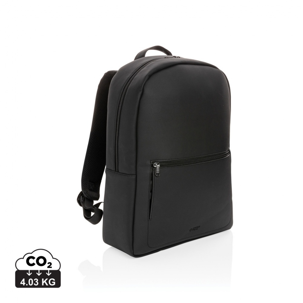 Logotrade promotional gift image of: Swiss Peak deluxe PU laptop backpack PVC free