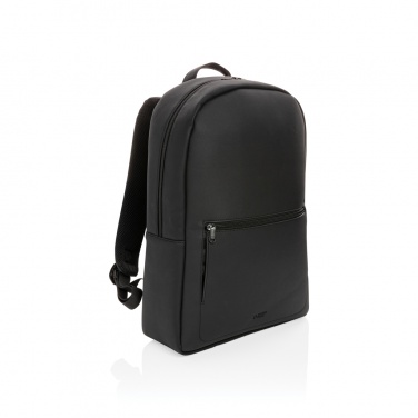 Logo trade advertising products picture of: Swiss Peak deluxe PU laptop backpack PVC free