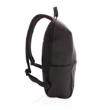 Logo trade promotional merchandise picture of: Smooth PU 15.6"laptop backpack