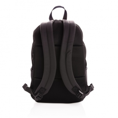 Logotrade promotional product image of: Smooth PU 15.6"laptop backpack