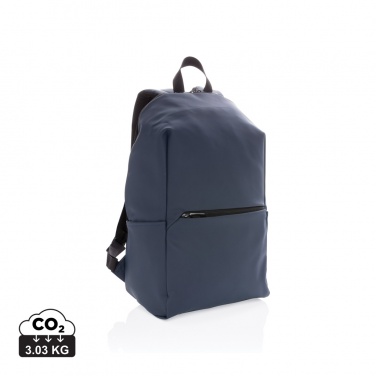 Logo trade promotional giveaway photo of: Smooth PU 15.6"laptop backpack