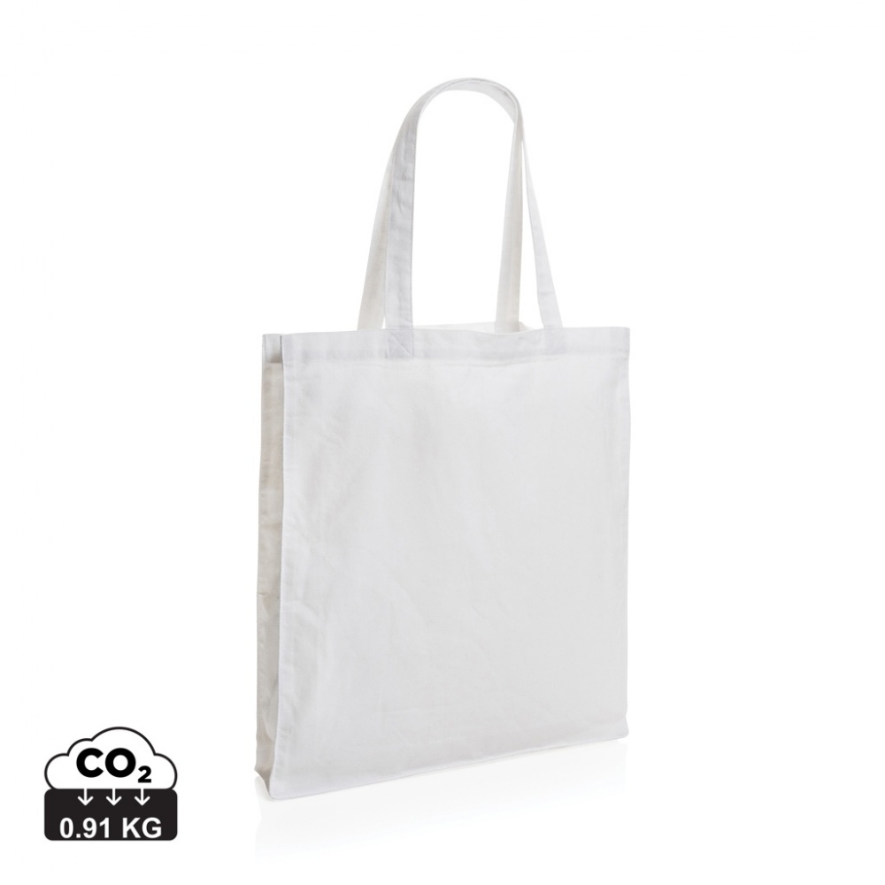 Logotrade promotional item picture of: Impact AWARE™ Recycled cotton tote w/bottom 145g