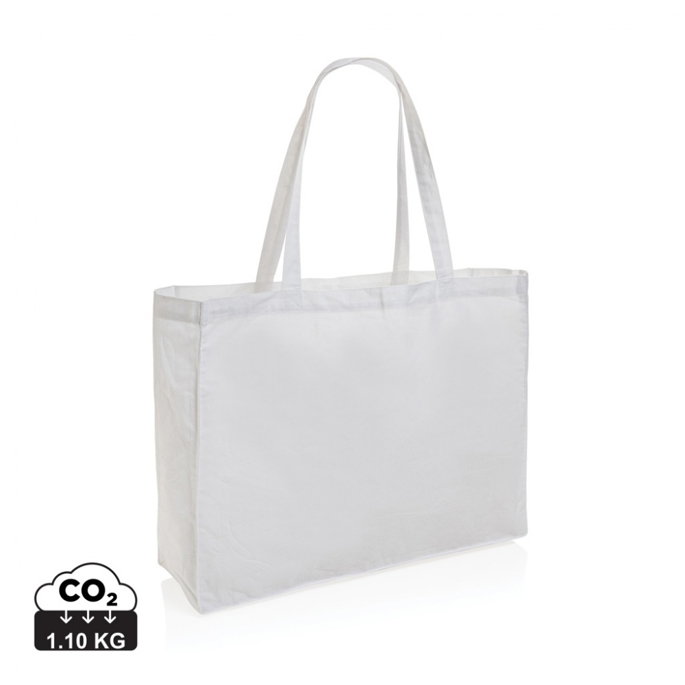 Logotrade promotional items photo of: Impact AWARE™ Recycled cotton shopper 145g