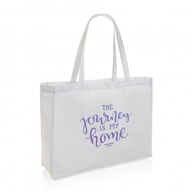 Logo trade promotional product photo of: Impact AWARE™ Recycled cotton shopper 145g