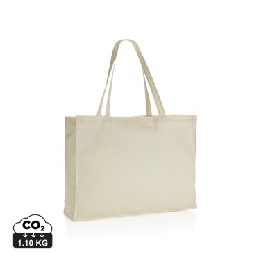 Logotrade business gift image of: Impact AWARE™ Recycled cotton shopper 145g