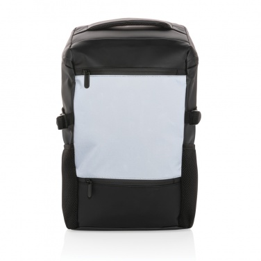 Logotrade promotional giveaway picture of: PU high visibility easy access 15.6" laptop backpack