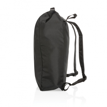 Logotrade advertising product image of: Impact AWARE™ RPET lightweight rolltop backpack