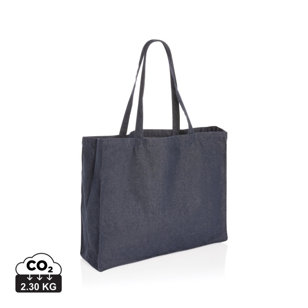 Logotrade promotional item picture of: Impact AWARE™ recycled denim shopper