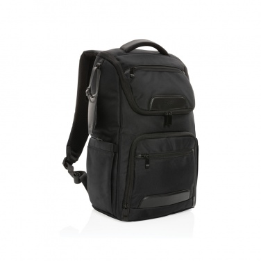 Logotrade promotional giveaway image of: Swiss Peak AWARE™ RPET Voyager 15.6" laptop backpack