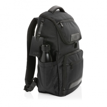 Logotrade promotional product picture of: Swiss Peak AWARE™ RPET Voyager 15.6" laptop backpack