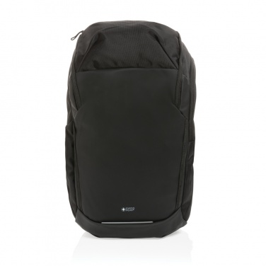 Logo trade business gift photo of: Swiss Peak AWARE™ RPET 15.6 inch business backpack