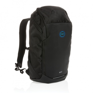 Logo trade promotional giveaway photo of: Swiss Peak AWARE™ RPET 15.6 inch business backpack