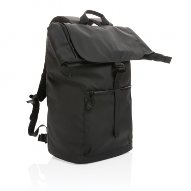 Logo trade corporate gifts picture of: Impact AWARE™ RPET water resistant 15.6" laptop backpack