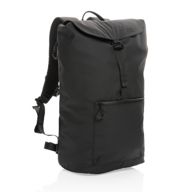 Logo trade promotional gifts picture of: Impact AWARE™ RPET water resistant 15.6" laptop backpack