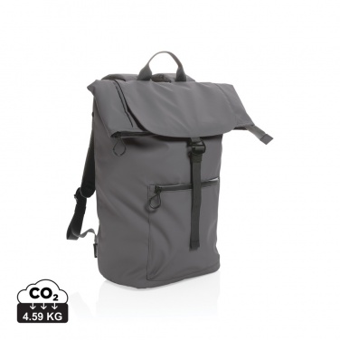 Logo trade promotional giveaways image of: Impact AWARE™ RPET water resistant 15.6" laptop backpack