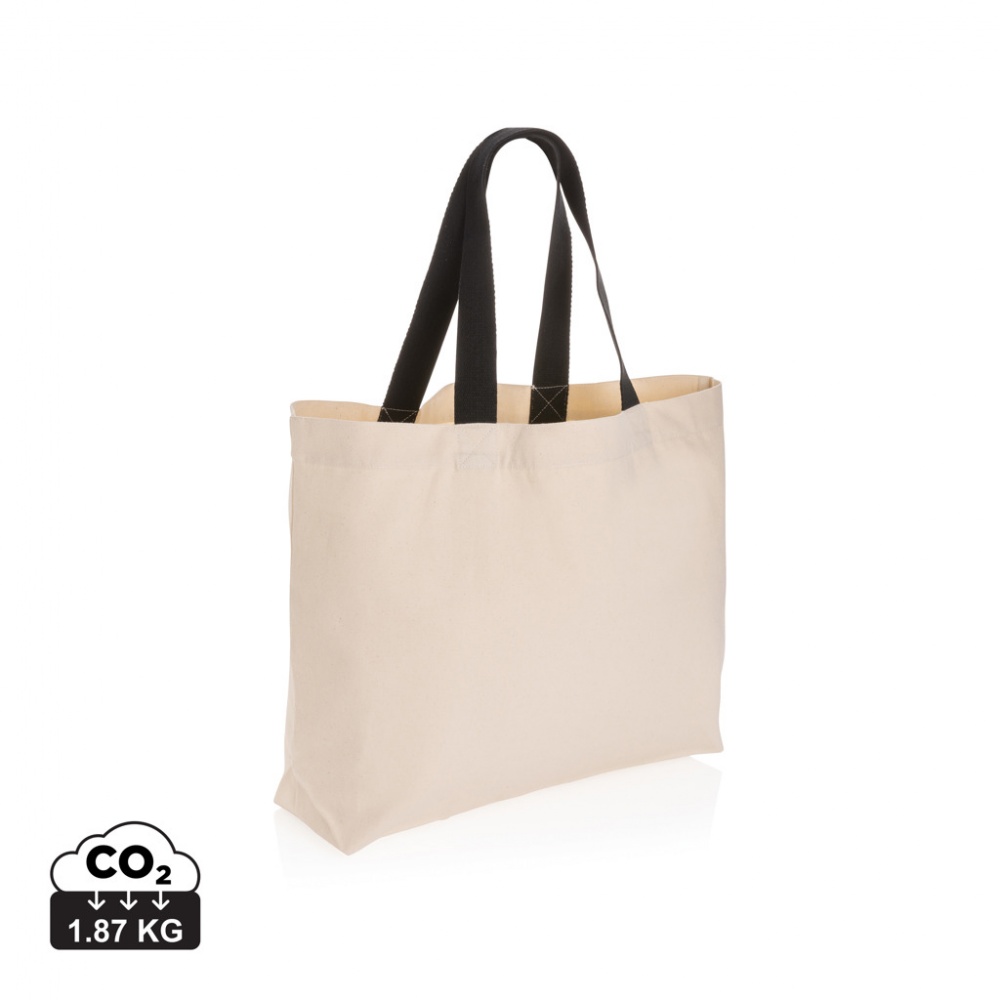 Logotrade advertising product picture of: Impact Aware™ 240 gsm rcanvas large tote undyed