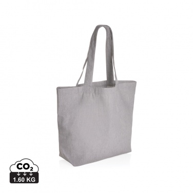 Logotrade promotional item picture of: Impact Aware™ 240 gsm rcanvas shopper w/pocket undyed