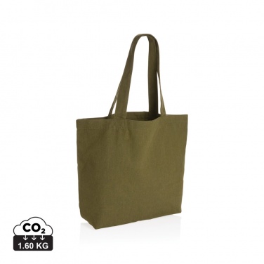 Logo trade promotional products picture of: Impact Aware™ 240 gsm rcanvas shopper w/pocket undyed