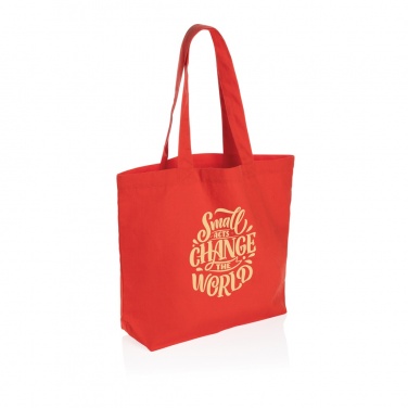 Logotrade advertising product image of: Impact Aware™ 240 gsm rcanvas shopper w/pocket