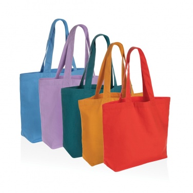 Logo trade promotional giveaways image of: Impact Aware™ 240 gsm rcanvas shopper w/pocket