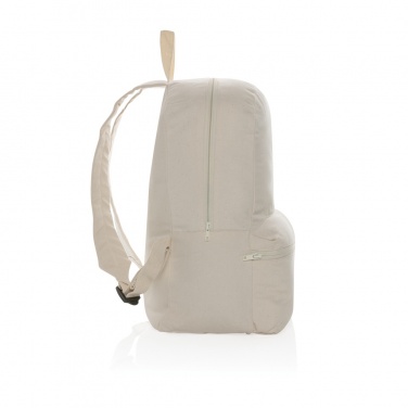 Logo trade corporate gift photo of: Impact Aware™ 285 gsm rcanvas backpack undyed