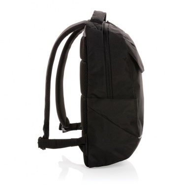 Logo trade promotional giveaway photo of: Swiss Peak Brooke AWARE™ RPET daily 15.6" laptop backpack