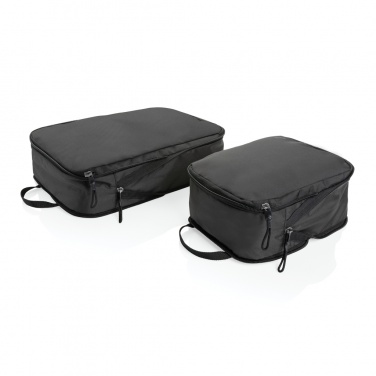 Logotrade promotional item picture of: Swiss Peak Ridge AWARE™ RPET compression travel cubes 2pc