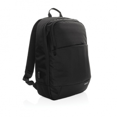 Logo trade promotional giveaways image of: Swiss Peak AWARE™ modern 15.6" laptop backpack