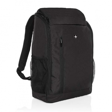 Logo trade promotional giveaways image of: Swiss Peak AWARE™ easy access 15.6'' laptop backpack