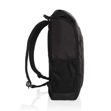 Logo trade promotional merchandise photo of: Swiss Peak AWARE™ easy access 15.6'' laptop backpack